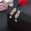 Orecchini pendenti con cristalli, orecchini a bottone con zirconi, orecchini a bottone con strass e 5