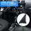Handbroms Damask Kåpa Handbroms Boot Black PU Läder till Chevrolet Spark 4