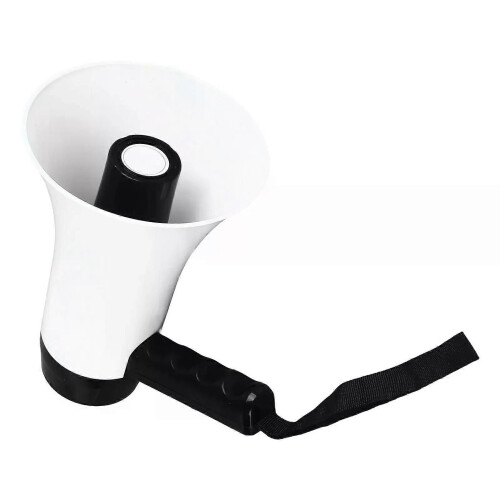 Mégaphone portable rechargeable, support d'enregistrement, mégaphone portable pour la diffusion 1