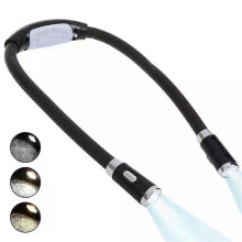 Hängendes Halslicht, wiederaufladbare Taschenlampe, Bücher, Leselicht, flexibles Lauf-LED-Hals-Nachtlicht