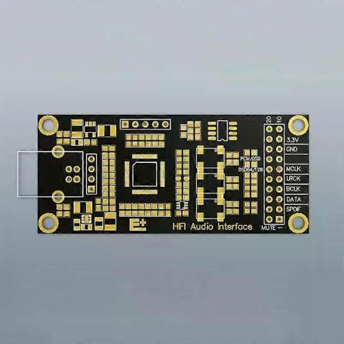 K32C SA9227 HIFI USB Decoder Convertitore Scheda di Sviluppo DAC Scheda Figlia Controller di Streaming 2