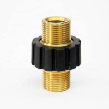 Connettore rapido per tubo flessibile, adattatore doppio maschio per idropulitrice compatibile con Karcher