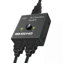 Switch KVM bidirezionale 2 porte 4K 2x1 1x2 compatibile con HDMI UHD 4Kx2K 3D HD 2 ingressi 1 uscita