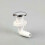 Buse à air pour jacuzzi, surface chromée, non métallique, avec base blanche, accessoires pour baignoire 5