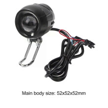 Koplamp voor KUGOO M4 / M4 pro elektrische scooter LED-koplamp met claxon, 2-in-1 e-bike-lamp