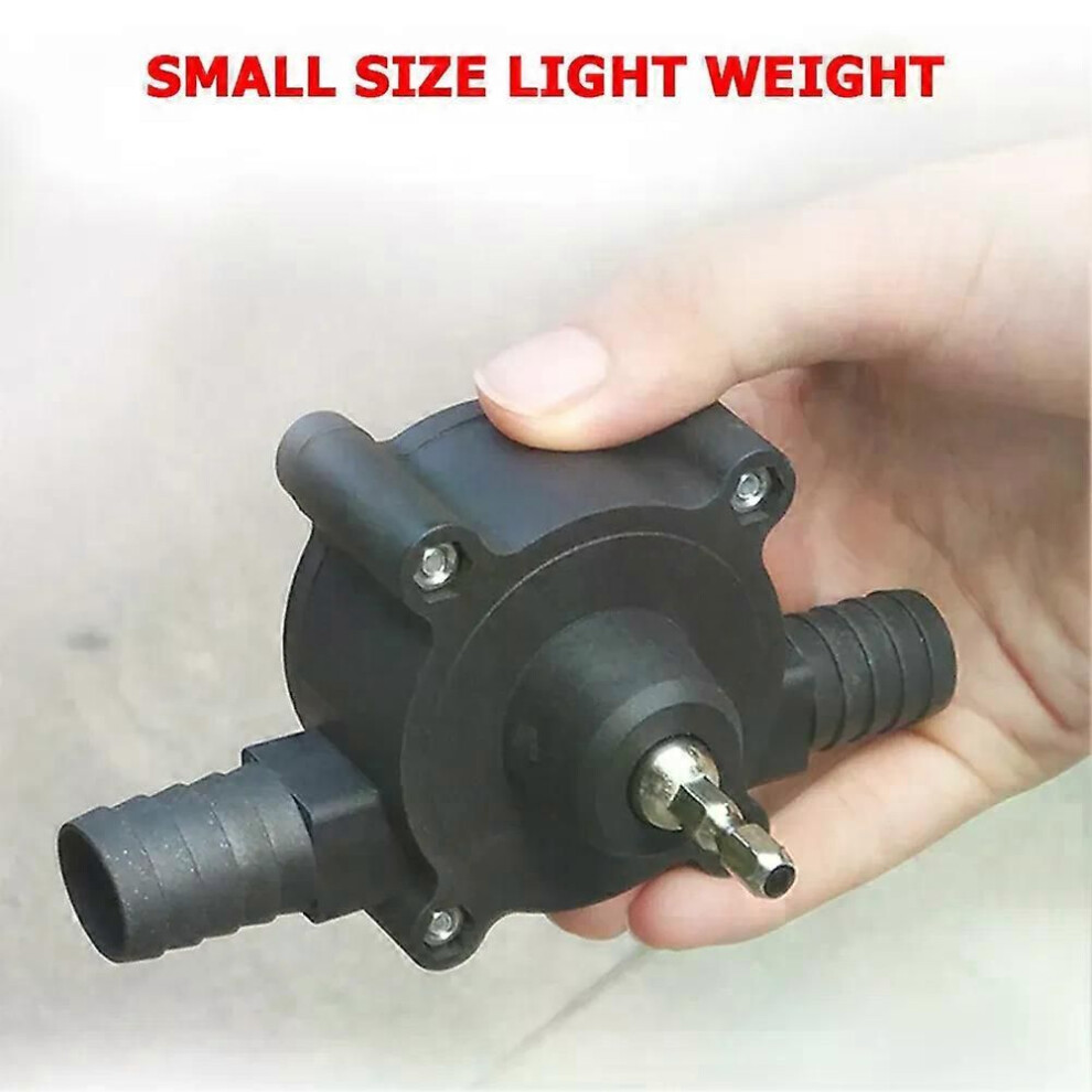 Pompa Elettrica Portatile Per Trapano, Pompa Per Acqua, Olio Diesel, Cacciavite Elettrico, Manuale,