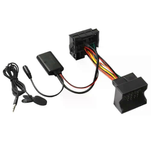 L16A-For CD30 Mp3 CDC40 CD70 DVD90 HeadUnit Install Full Harness Plug Microphone Handsfree Bluetooth 1