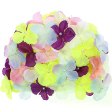 Große Badekappe, Duschblume, Badekappe für Erwachsene für Frauen, Blumen, süßer Hut, Damen, Kind, Blütenblatt