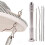 Leather Sewing Awl Set Replaceable Multifunctional Shoes Repair Tool Kit Punch Stitching Needles DIY 2