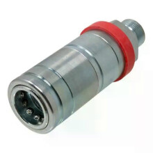 Attacco rapido idraulico femmina in metallo argentato per John Deere 6400 6410 6420 6430 7430