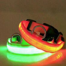 LED-hundhalsband Anti-förlorad Glödande blinkande hundhalsband Djurhalsband Lysande nattsäkerhetshalsband