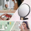 Magnifying Mirror Hand Mirror with Handle Double Sided Hand Mirror with 30X/1X Magnification Travel 3