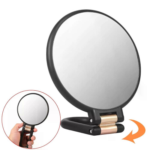 Magnifying Mirror Hand Mirror with Handle Double Sided Hand Mirror with 30X/1X Magnification Travel