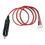 Cable de extensión de arnés de terminal de encendedor de cigarrillos macho a junta tórica, cable de 4
