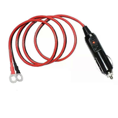 Cable de extensión de arnés de terminal de encendedor de cigarrillos macho a junta tórica, cable de 2