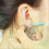 Manual Ear Piercing Tool Disposable Accurate Location Plastic Body Hole Piercing Tool for Salon 2