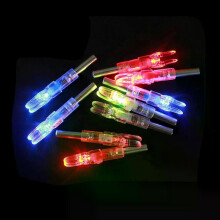 LED-beleuchtete Nocken, Pfeilnockenschwanz mit 244/62 mm Innendurchmesser, automatisch leuchtende Bogenschießpfeilnocken
