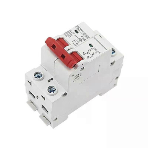 Interruttore automatico solare MCB 2P DC 500V 6A/10A/16A/20A/25A/32A/40A/50A/63A Interruttore ad aria 1