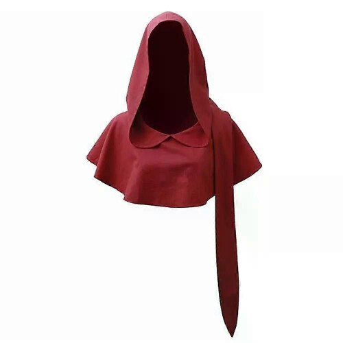 Capa con capucha medieval para mujer, estilo renacentista, estilo bruja vintage