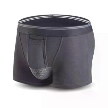 Boxershorts för män Sexiga underkläder U konvexa separeringstrosor Fysiologisk pung testikel Fuktsäker