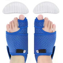 Männer Verstellbare Ballenzehenschiene Glätteisen mit Gel-Fußgewölbe-Fußschmerzlinderung Hallux Valgus