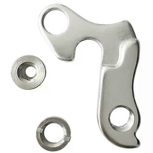 Metallväxel Robust hängare montering Silver Cykelväxeladapter Delar Mutterbyte Cykelcykel 1