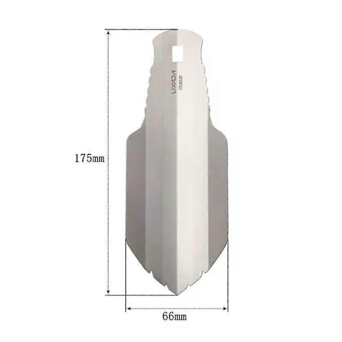 Lixada Titanium Camping Spadar Utomhus Kompakt Bajs Spade Murslev Ultralätt Backpacking Multi Tool 1