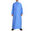Männer Muslimischen Robe Islamischen Ramadan Juba Kaftan Dishdash Arabischen Robe Einfarbig Langarm 3