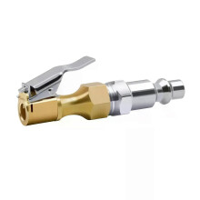 Lock on Air Chuck Messing 1/4 Female NPT Luftkompressorpumpe Clip on Quick Connect Reifenfüllschlauch