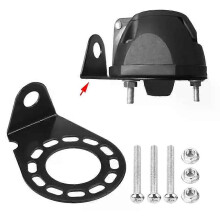 Metalen montagebeugelhouder voor 7-pins 13-pins caravan-aanhangwagenconnector-stekkerdoos