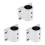 Lot 3 Premium Stainless Steel Boat Hand Rail Fitting 1inch Rectangle Base Hardware 4