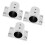 Lot 3 Premium Stainless Steel Boat Hand Rail Fitting 1inch Rectangle Base Hardware 1