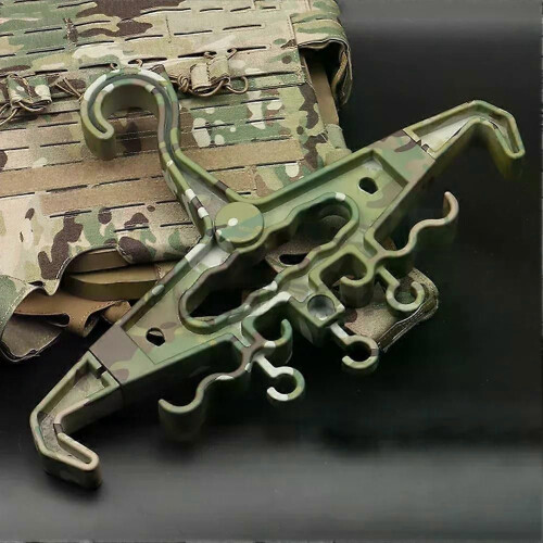 Percha para chaleco táctico militar, reutilizable, anticaídas, multifunción, resistente, buena dureza,