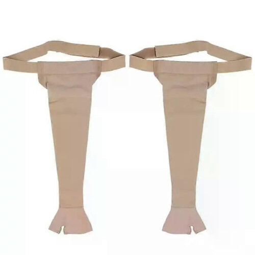 Manchon de compression pour le lymphœdème, manchon de soutien post-mastectomie en polyuréthane pour 2