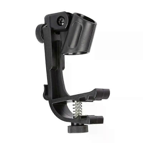 Microfoonstandaard Microfoonklemhouder Verstelbare clip op drum voor rand Schokdemper Microfoonstandaardbeugel