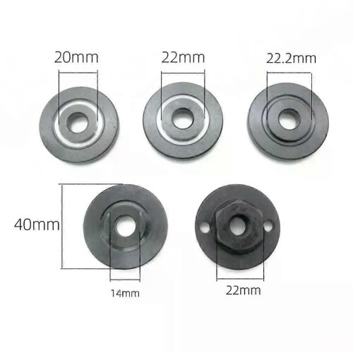 M10 Thread Replacement Angle Grinder Inner Outer Flange Nut Set Tool 20/22/222mm Circular Saw Blade 1