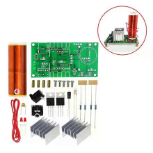 Mini altavoz de plasma con bobina Tesla para música, transmisión inalámbrica Tesla, kit de bobina DIY,