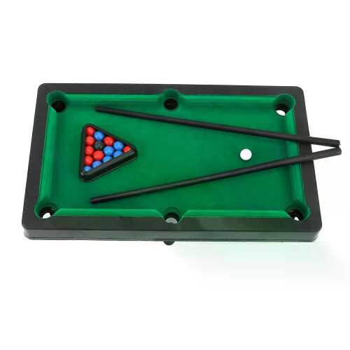 Mini Pool Table Interactive Simulation Miniature Billiard Pool Game Set for Desktop Decoration Ornament 1