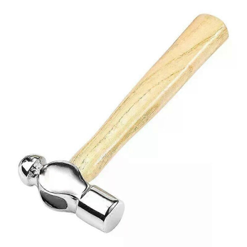 Mini Walnut Hammer with Wooden Handle 025P Round Head Hammer Small Hand Tools for Home Installation