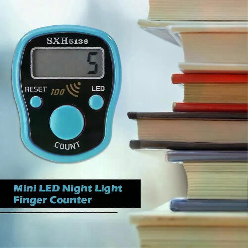 Mini Stitch Marker Row Finger Counter LCD Electronic Digital Display Hand Tally 2