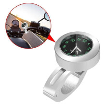 Mini Glow-in-the-dark autostuurklok, waterdicht en schokbestendig, auto, motorfiets, fietsstuur