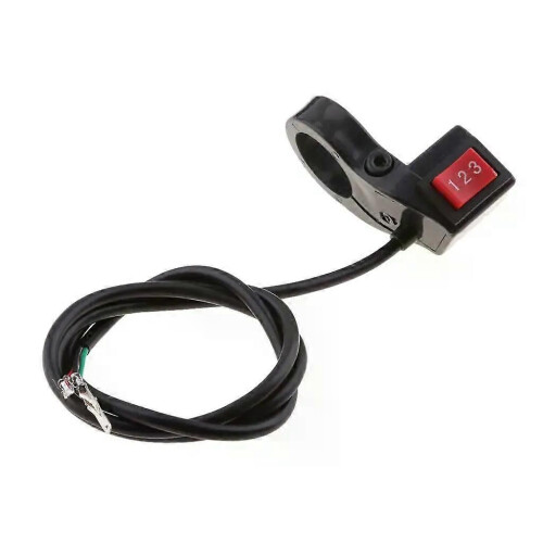Motorcycle ATV E-bike Scooter Bike Handlebar Switch Electric 3 Speed Module Switch 22mm Diameter 1