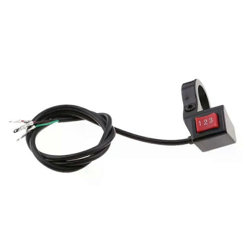 Motorcycle ATV E-bike Scooter Bike Handlebar Switch Electric 3 Speed Module Switch 22mm Diameter 2