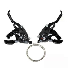 Leva del cambio per mountain bike EF51-7 / EF51-8 MTB, set di leve del freno per bici, lega di alluminio,