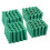 Mounting screws green 6 mm non-slip plastic dowel 100 pieces 4