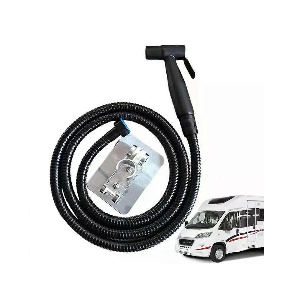 Chasse d'eau multifonction pour réservoir de toilettes pour camping-car, en acier inoxydable, avec surpression,