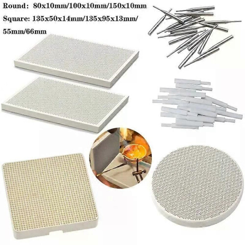 Multi-size Round/Square/Special needle for honeycomb ceramic plate welding plate with hole casting tool