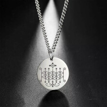 Collana con ciondolo My Shape Voodoo Ogoun Badagri Damballa per uomo, collane in acciaio inossidabile