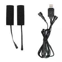 Motorcykeluppvärmda handtag USB-justerbara isolerade styren Elektrisk skoter Cykeluppvärmning