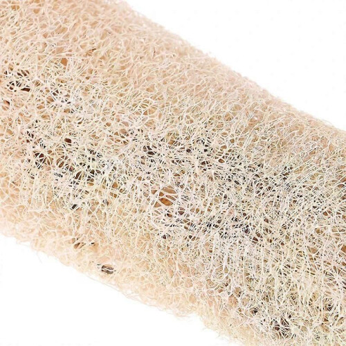 Exfoliante corporal de lufa natural sin procesar, antibacteriano y de baño 2